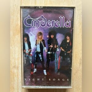Cinderella Night Songs 1986 Cassette Tape